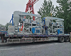 茂恒機(jī)械新兩套款40M雙比重雙振動(dòng)篩復(fù)式精選機(jī)裝車發(fā)貨